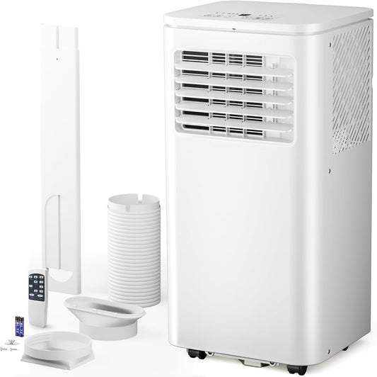 8000 BTU mobile Klimaanlage – 4‑in‑1 für Schlaf-, Wohn- oder Arbeitsräume