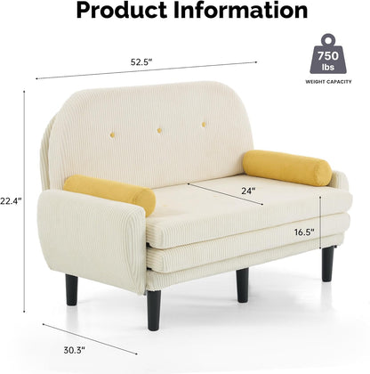 Ausziehbares Queen-Sofa-Bett – Verstellbar & platzsparend