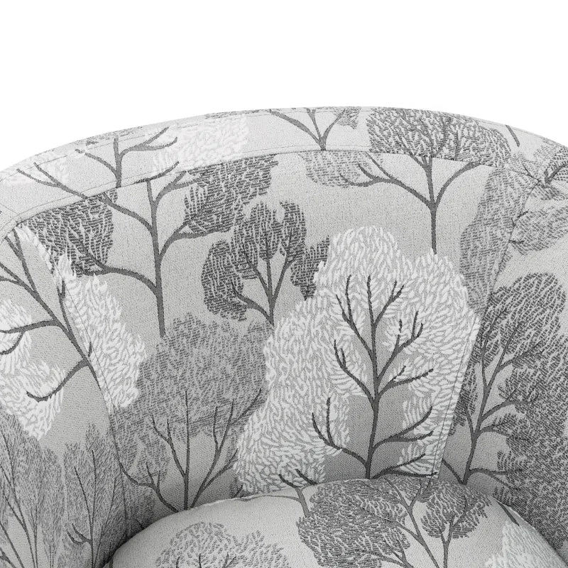 Drehbarer Sessel Debbie – 77 cm Breite, gepolstert, mit 360° Drehfunktion