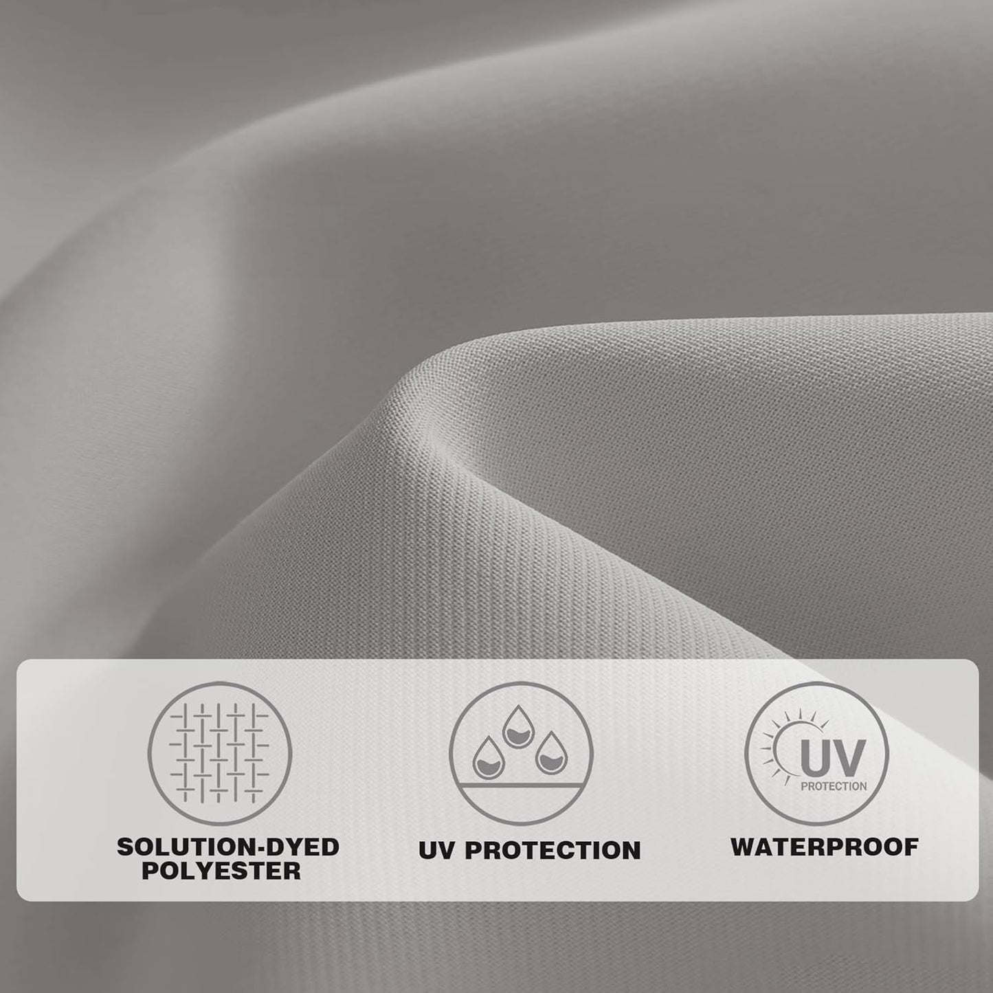 LED Solar-Terrassenschirm 2,7 m mit Kurbel & Neigungsfunktion – 32 LEDs, wasserabweisend, für Garten, Terrasse & Pool